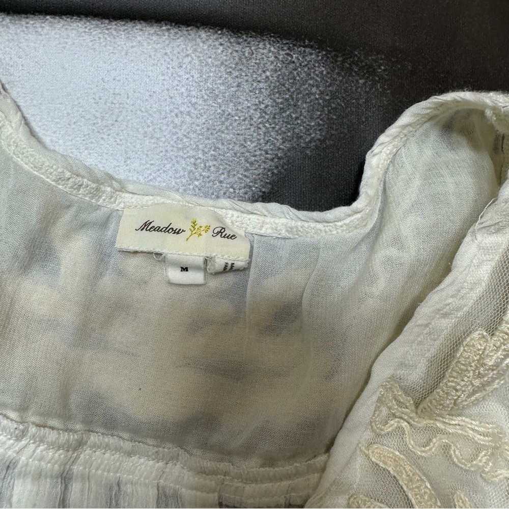 Meadow Rue Anthropologie Size Medium BOHO Tank Top Blouse A34 - Picture 5 of 5